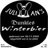      Julians dunkles Winterbier  