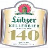      Lübzer Kellerbier 140 Jahre  