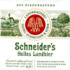      Schneiders Helles Landbier  